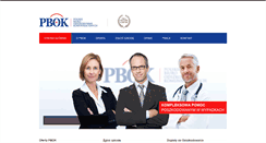 Desktop Screenshot of pbok.pl